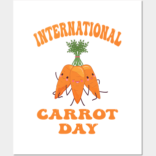 International Carrot Day April 4 Posters and Art